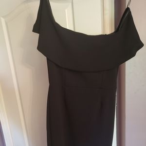 Dynamite Black off shoulder dress